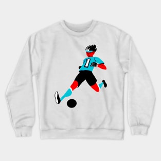 Soccer Woman Crewneck Sweatshirt